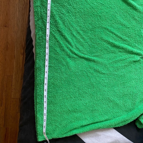 TheOpen product green terry shirt dress size L/XL - Picture 10 of 10